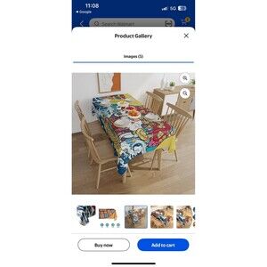 Animal Print Anime Print Table Cloth96x54